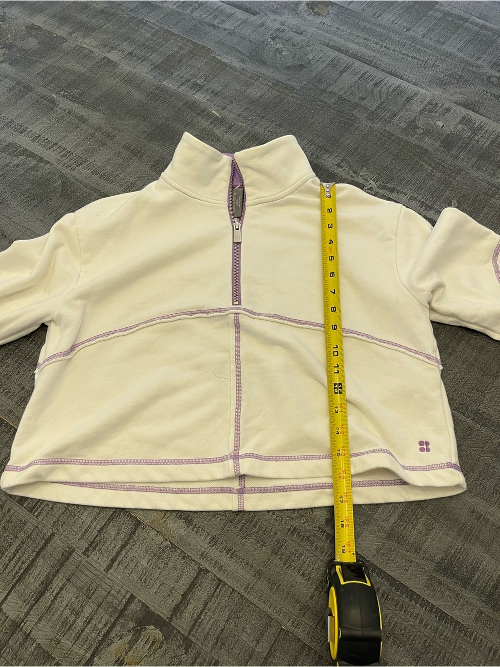 Sweaty Betty Revive Half Zip Sweatshirt SB8228 Size XS /US 4 - Picture 7 of 8